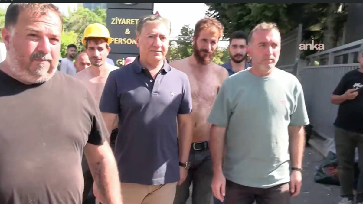 YENİ Parti'den Ankara'da eylem yapan madencilere destek