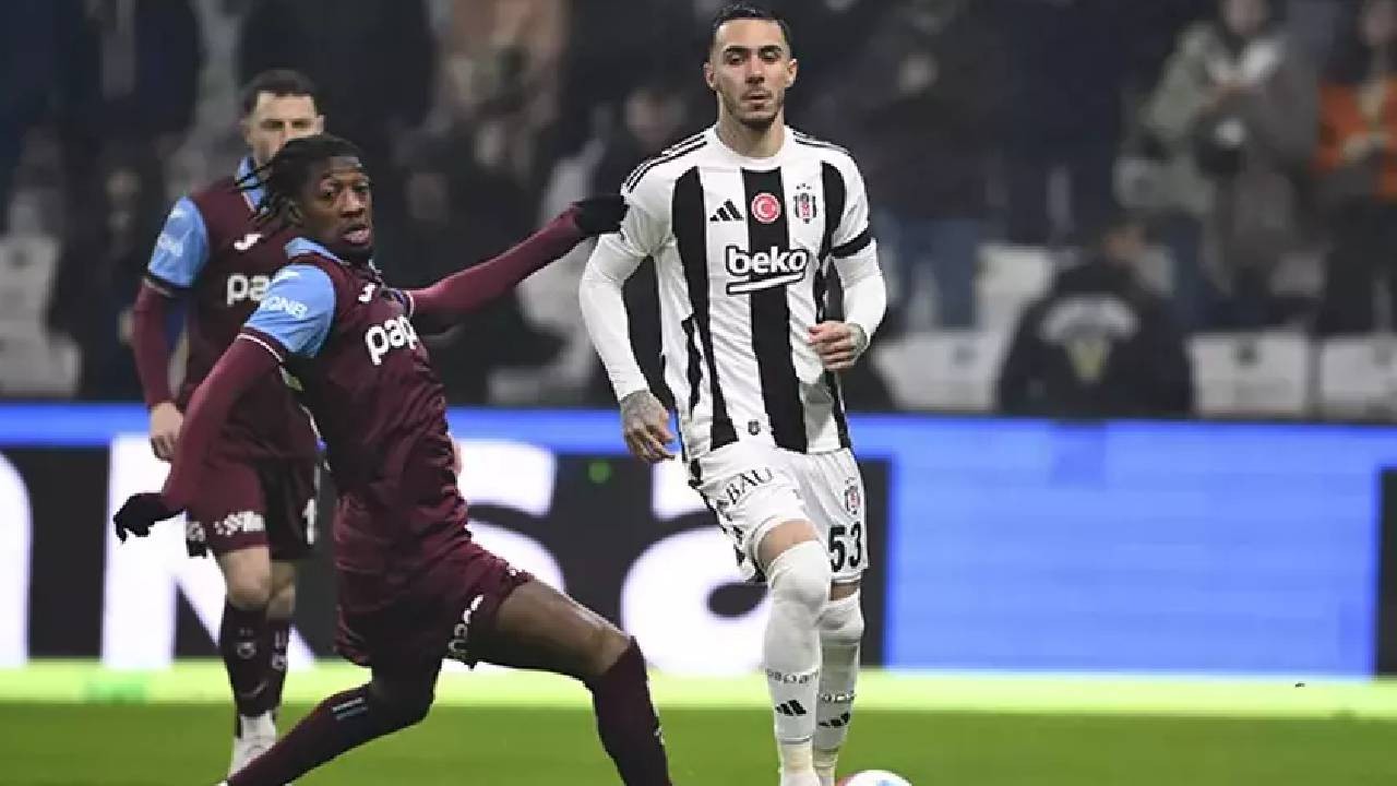 Ev sahibi Beşiktaş Trabzonspor'u mağlub etti