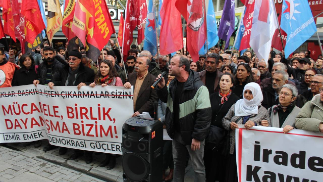 Van'a kayyım atanması Ankara ve İzmir'de protesto edildi: 'Direneceğiz ve kazanacağız'