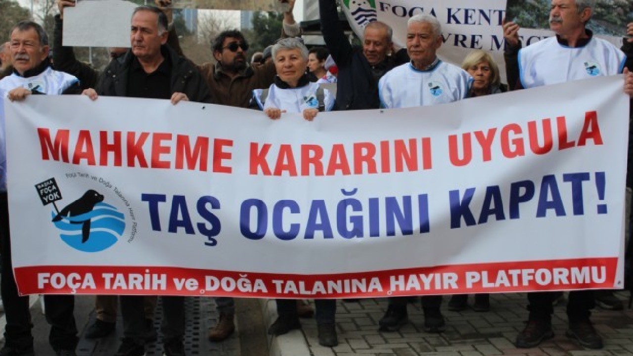 Mahkeme kararına rağmen taş ocakları faaliyette