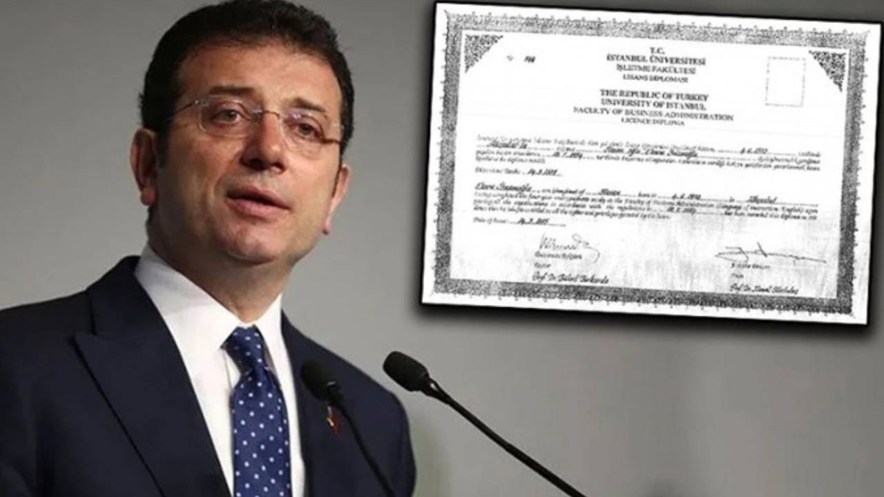 İmamoğlu’nun diplomasının iptalinin gerekçesi belli oldu