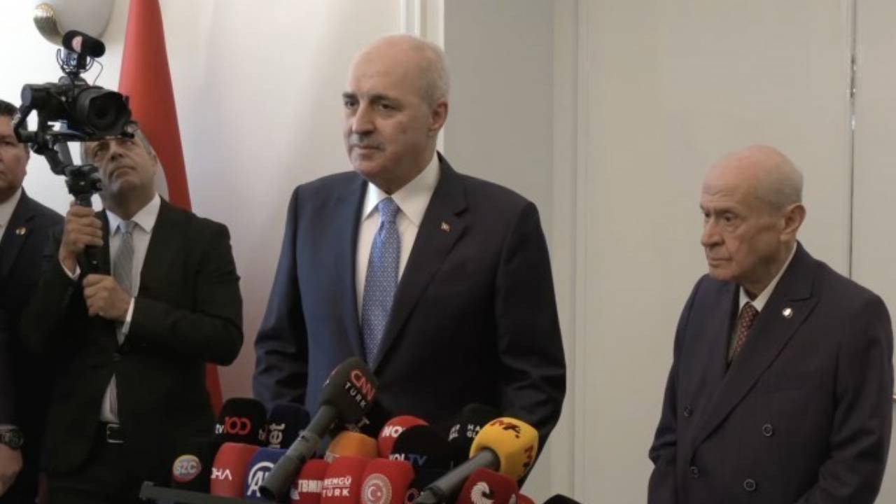 Bahçeli ile görüşen Kurtulmuş: Bundan sonra görev Meclis'te