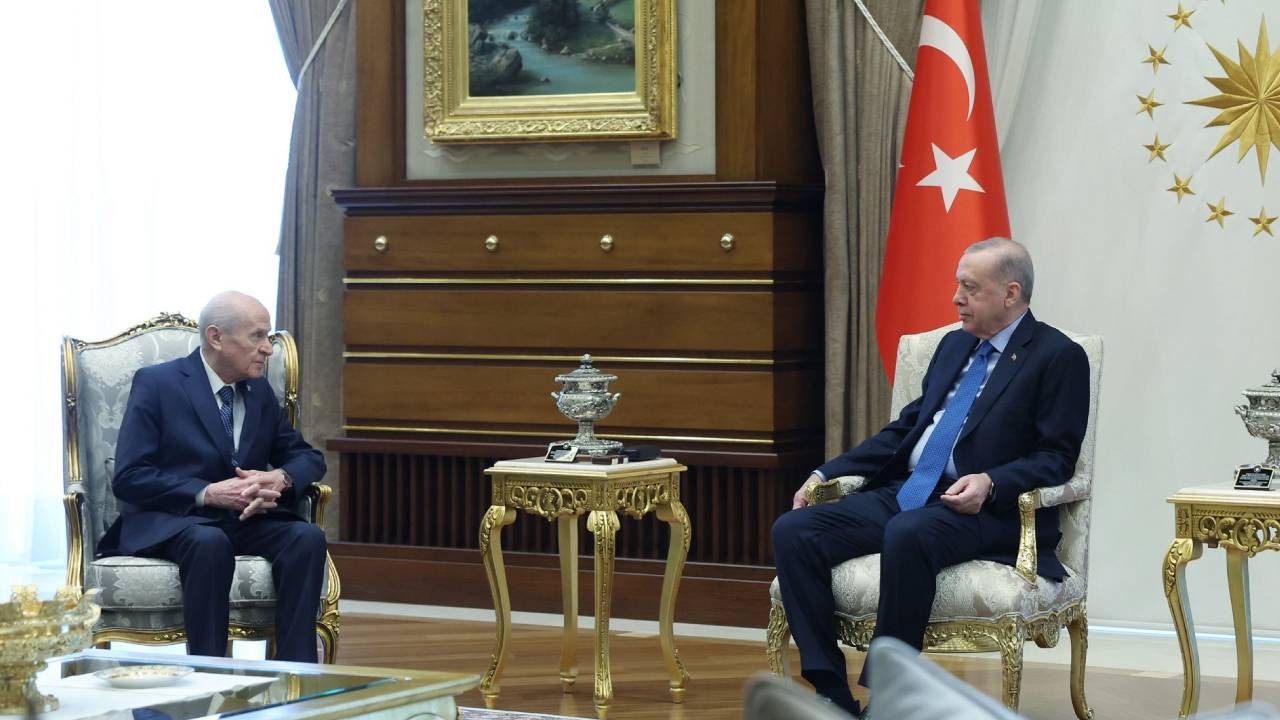 Erdoğan, Bahçeli ile görüştü