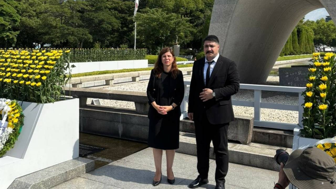 Diyarbakır Büyükşehir Belediye Eşbaşkanı Serra Bucak Küçük, Hiroşima anmasına katıldı