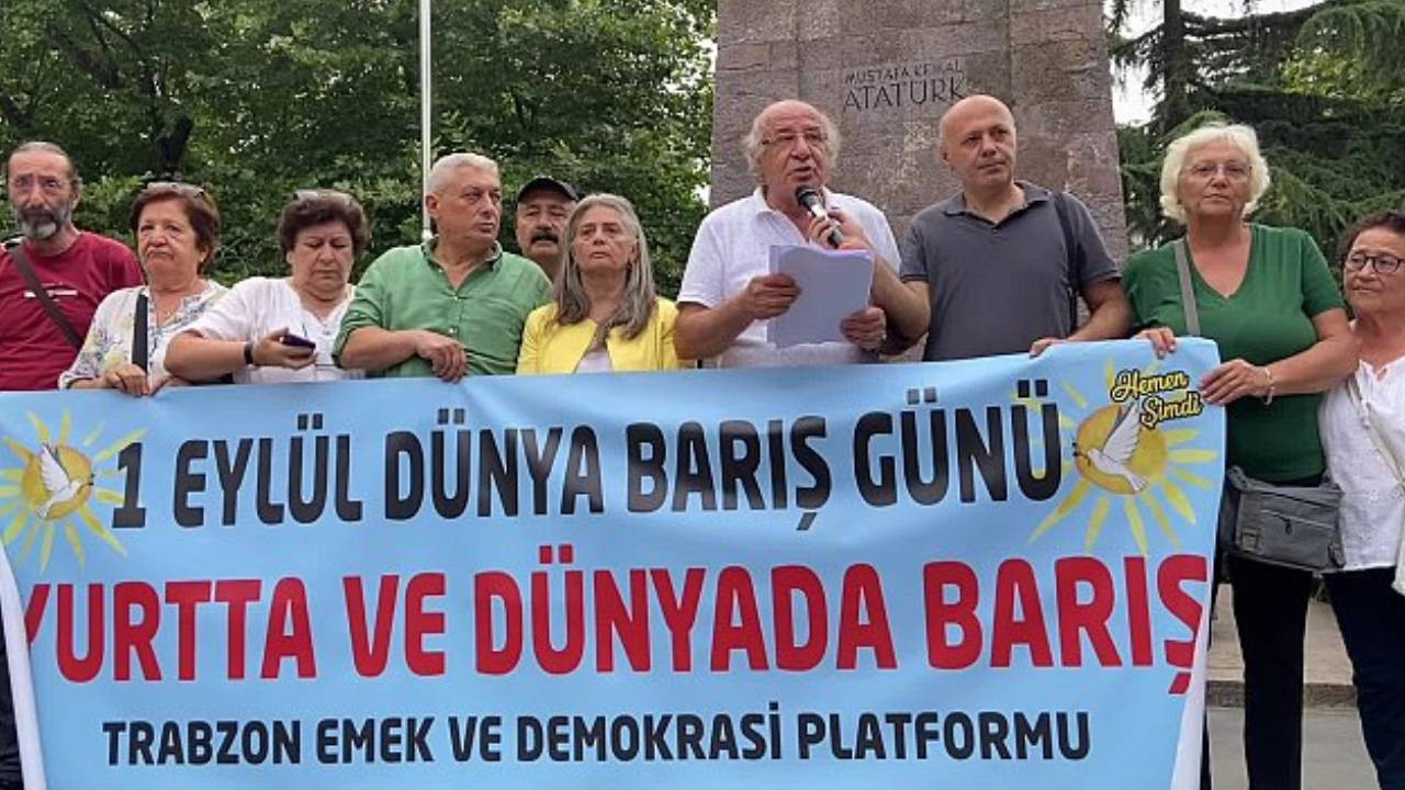 Trabzon'da 1 Eylül açıklaması: 'Kürt meselesinde barış artık zorunludur'