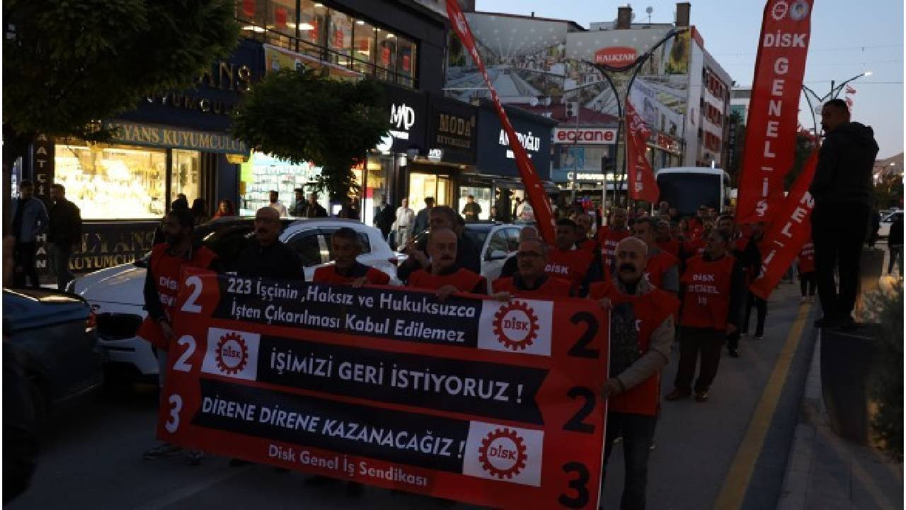 İşçilerin direnişi 54'üncü gününde