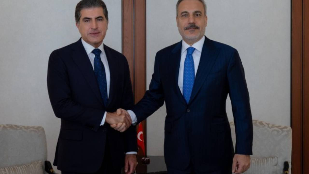 Neçirvan Barzani, Hakan Fidan ile görüştü