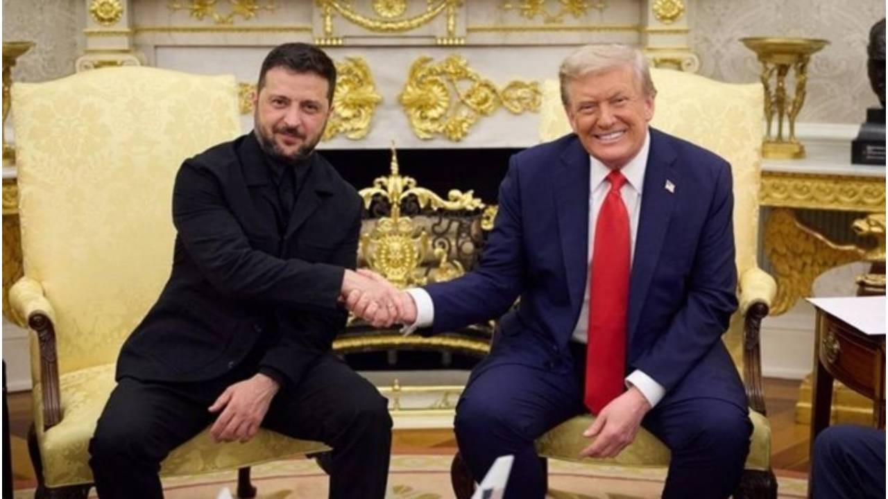 Beyaz Saray'da Trump-Zelenskiy görüşmesi