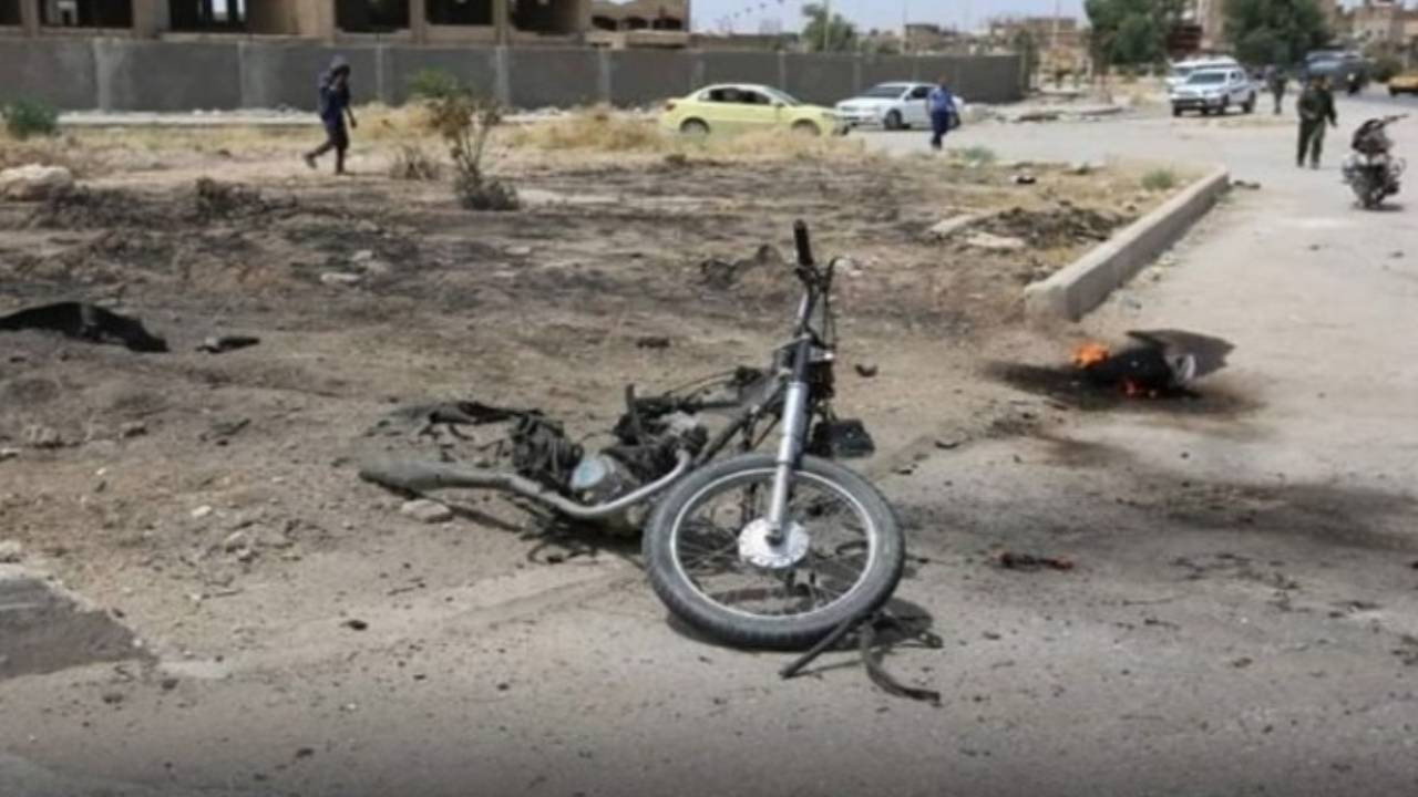Haseke’de bomba yüklü motosiklet hedefine varamadan patladı
