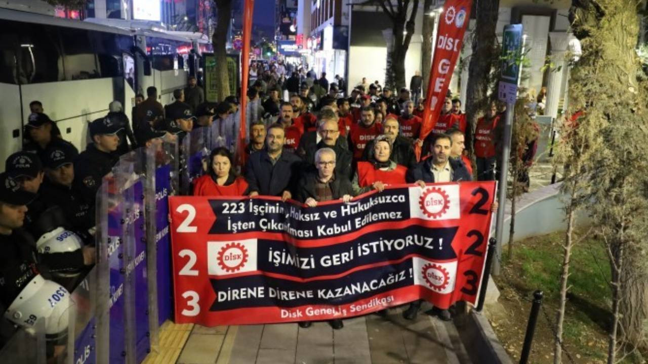 223 işçi eylemi 86’ıncı gününde: Demokrasi sandıktır