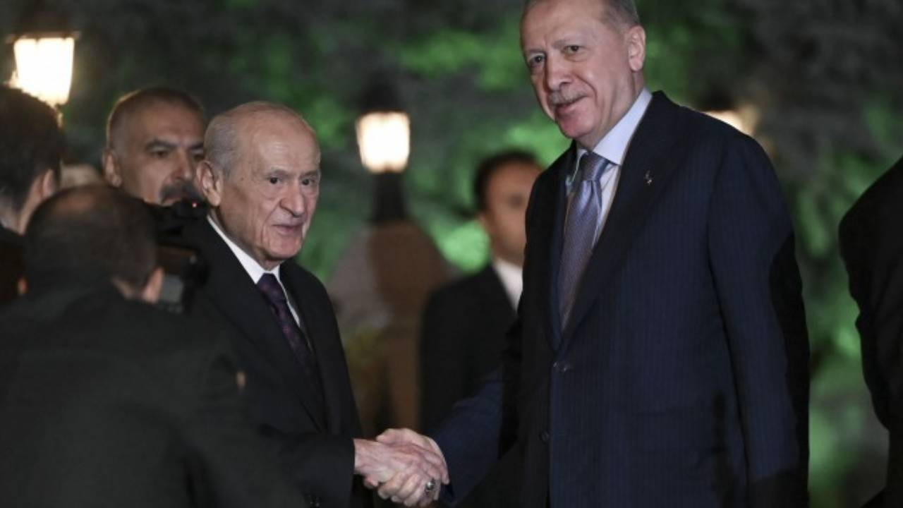 Erdoğan ve Bahçeli bir araya geldi