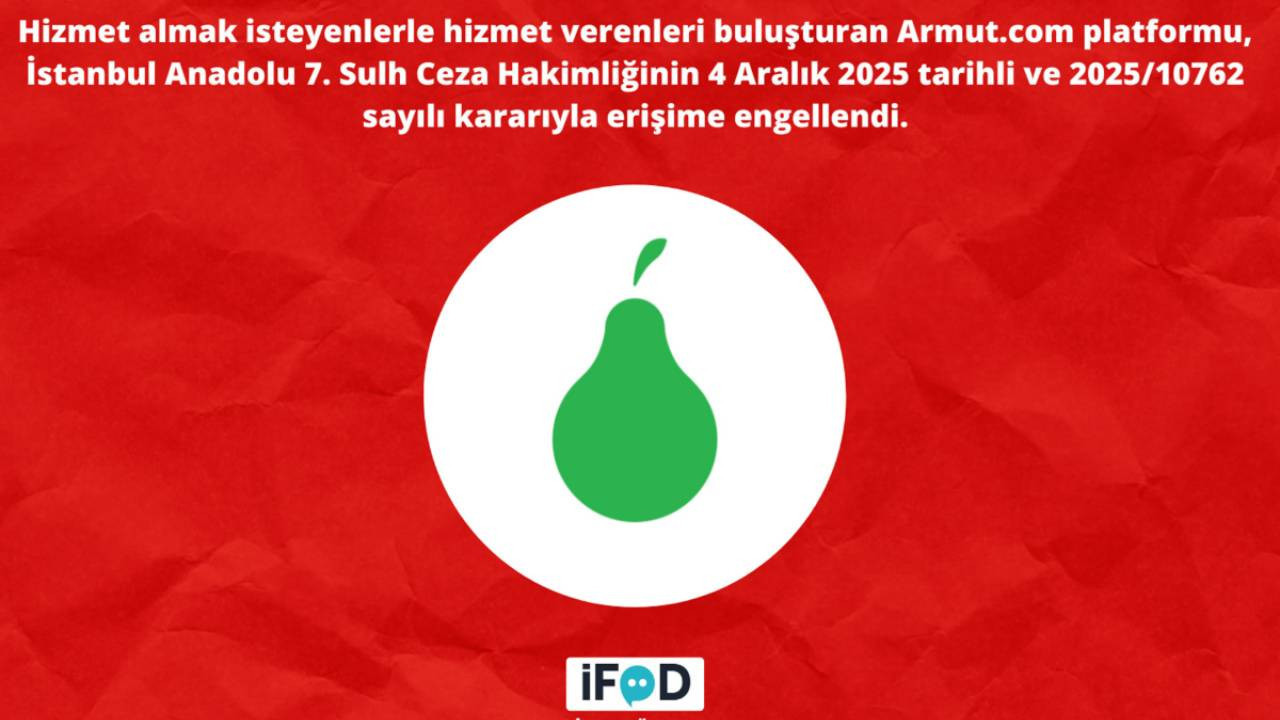 Mahkeme kararıyla Armut.com’a erişim engeli