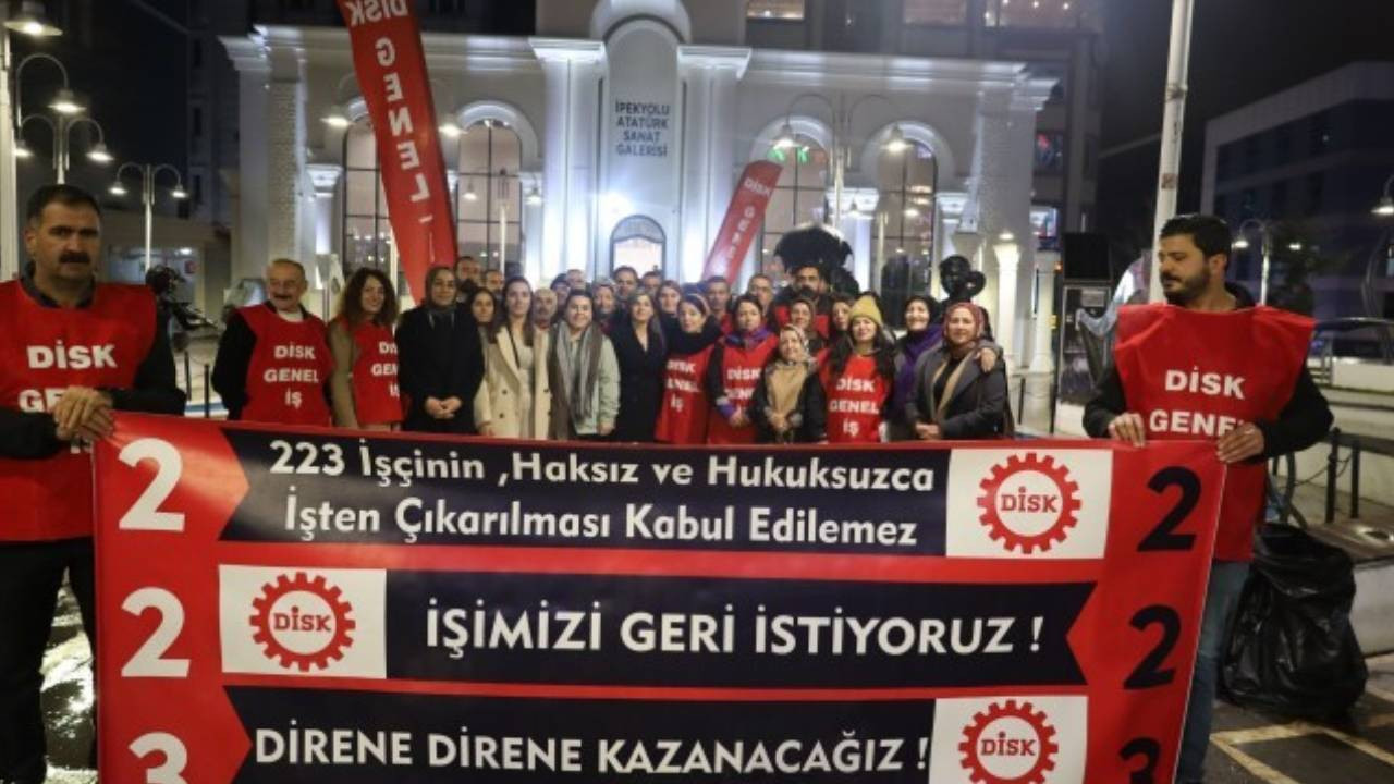 İşçilerin eylemi 133'üncü gününde