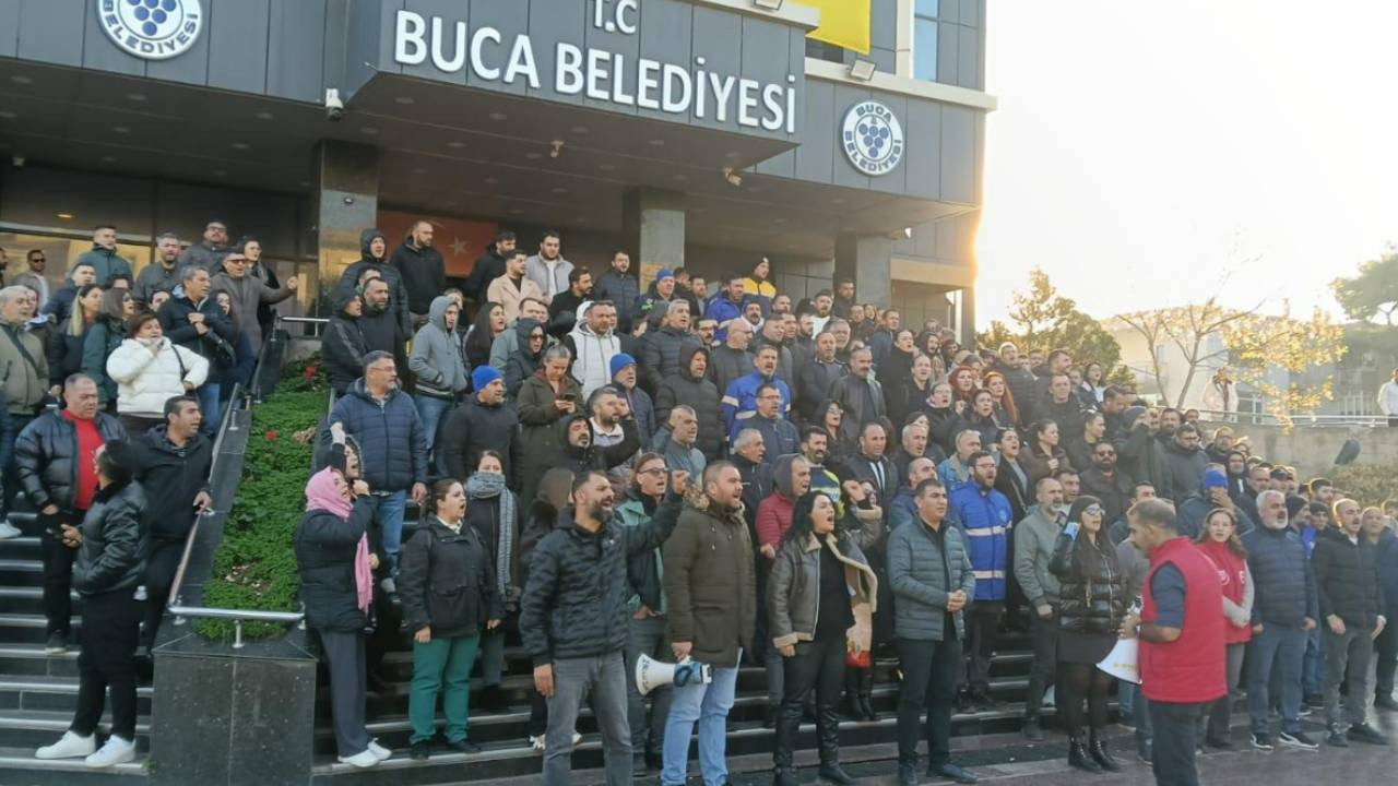 Buca Belediyesi işçileri iş bırakma eylemlerinin 4. gününde: “Hak arayan işçiye iftira atmayın; mücadele sürecek”