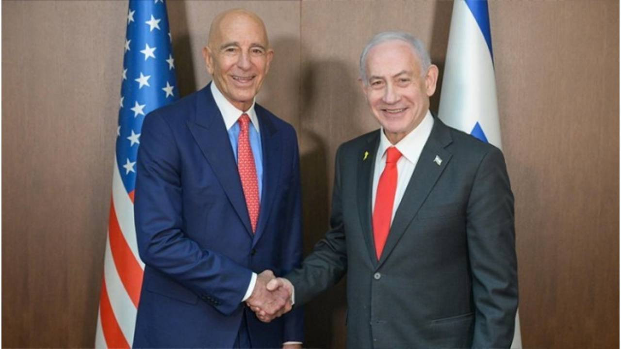 Tom Barrack ile Netanyahu görüştü