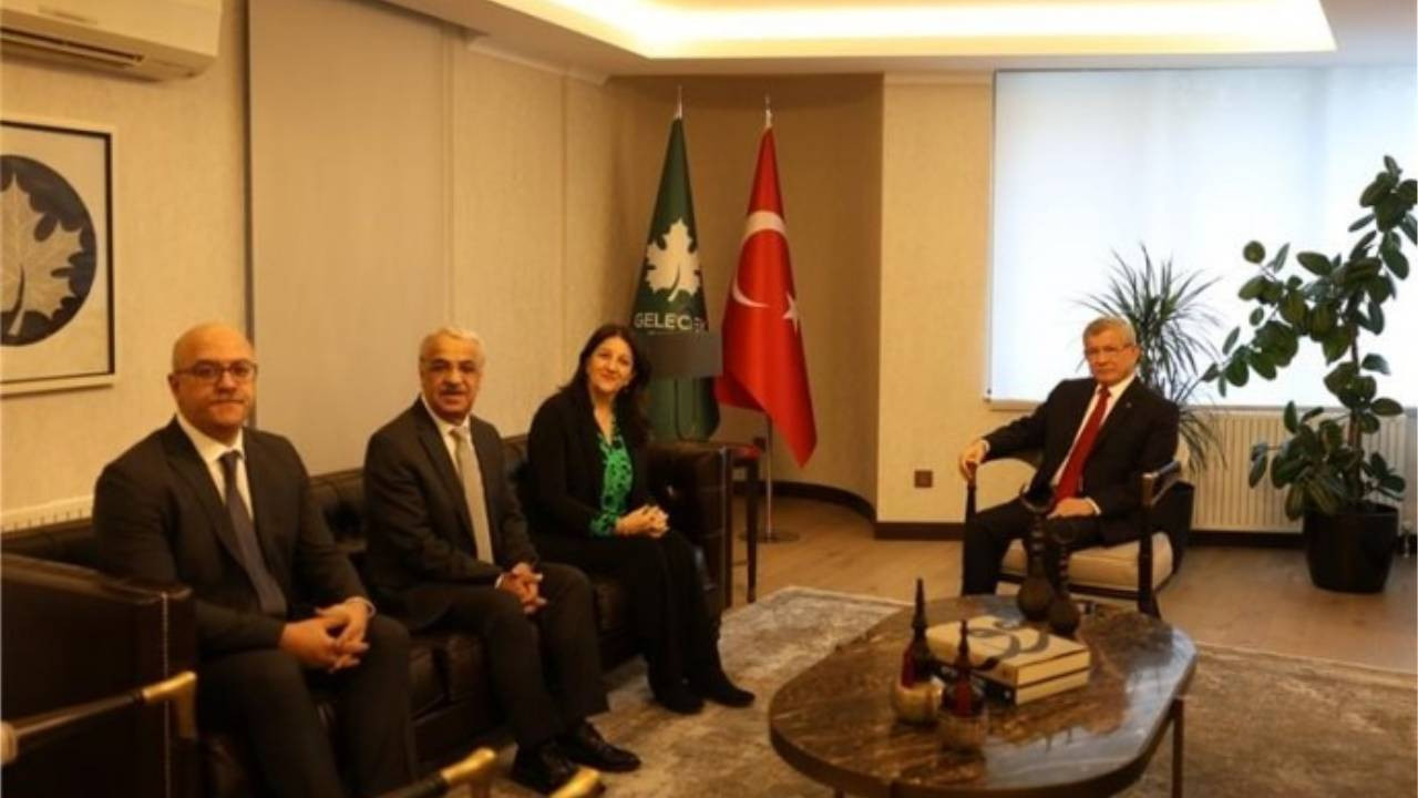 İmralı Heyeti'nin Davutoğlu ile yaptığı görüşme başladı