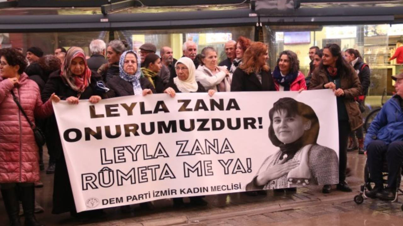 DEM Parti İzmir Kadın Meclisi: Leyla Zana onurumuzdur