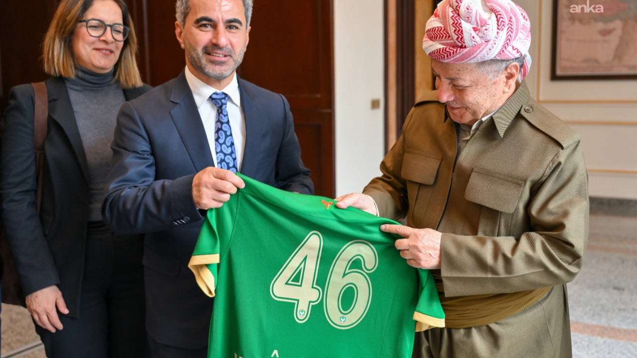 Amedspor’dan Mesud Barzani’ye ziyaret