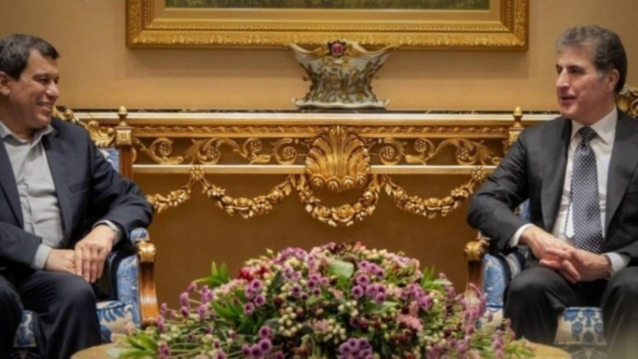 Mazlum Abdi, Neçirvan Barzani ile görüştü