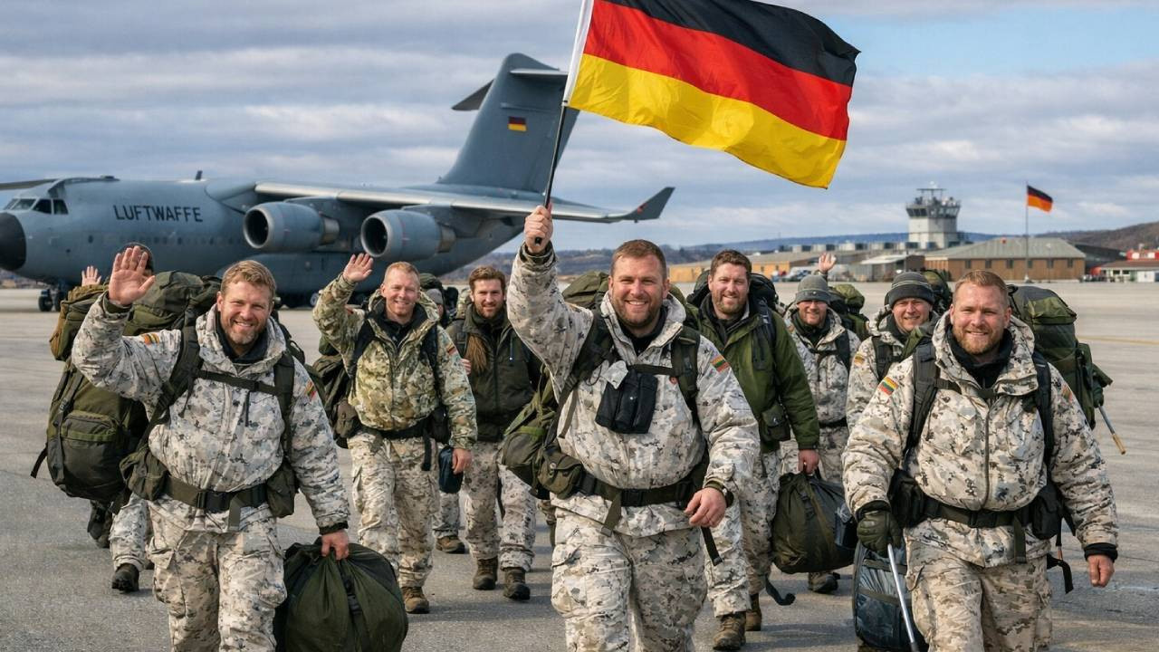 Grönland'da keşif yapan Alman askerler ülkelerine döndü