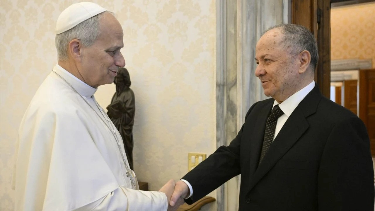 Mesud Barzani, Vatikan’da Papa ile görüştü