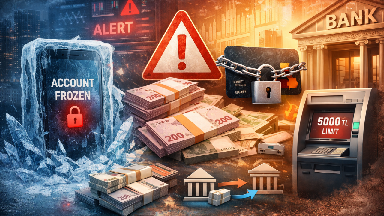 Bankalarda 2026 Şoku: Hesaplar Mahkemesiz Blokeleniyor, Kartlara Yüzde 50 Freni Geliyor!