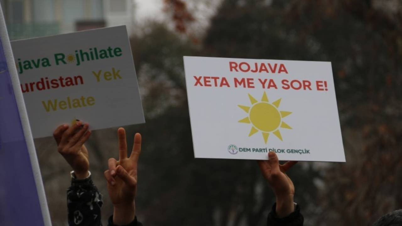 'Rojava ile Dayanışma Günü': Onlarca merkezde binler Rojava için yürüyüş düzenledi
