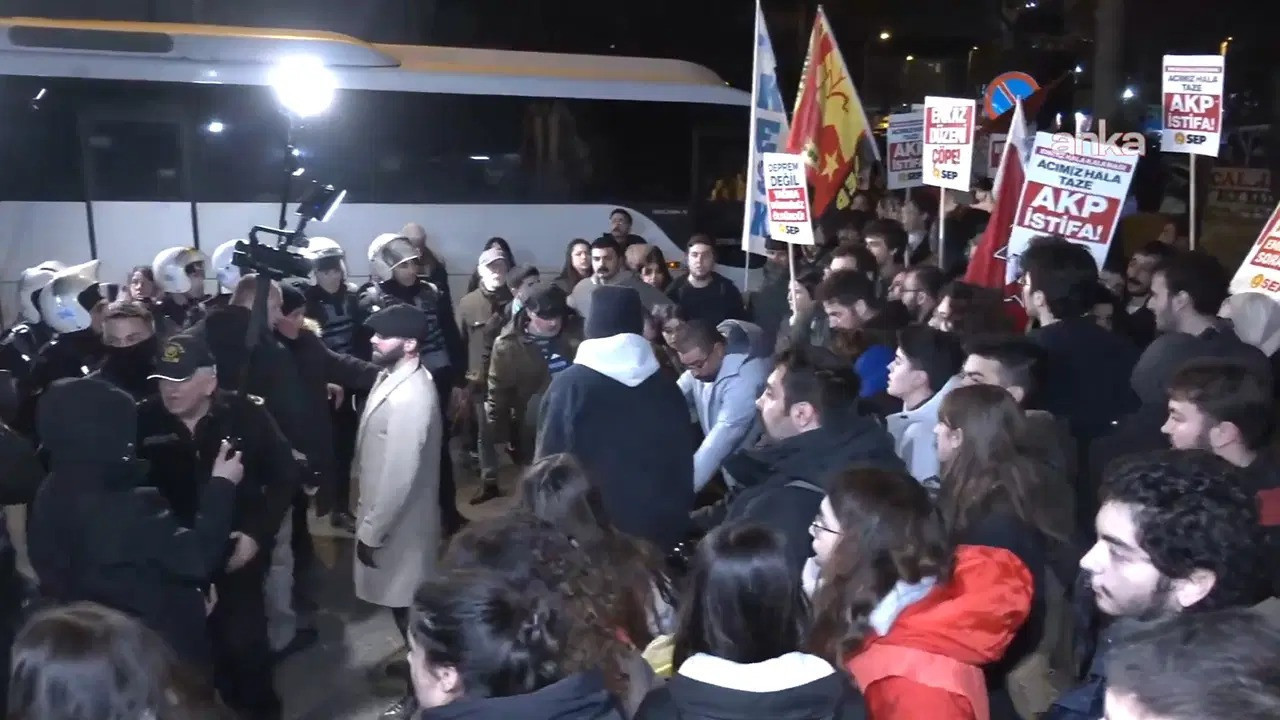 Ankara'da depren anmasına polis müdahalesi: Gözaltılar var