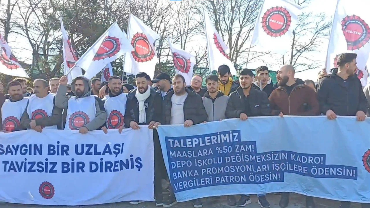 Migros işçilerine Özilhan'ın evinin önünde yine polis müdahalesi: 60 gözaltı