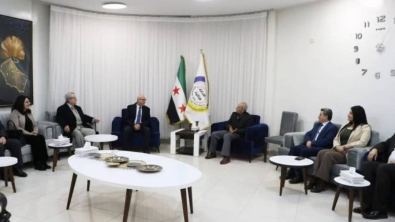 Asurilerden Rojava'ya ziyaret