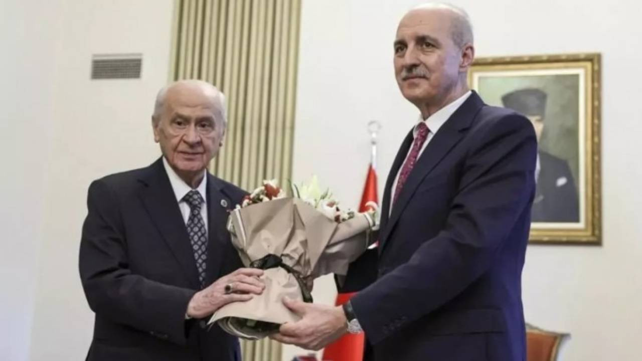 Meclis Başkanı Kurtulmuş, Bahçeli ile görüşüyor