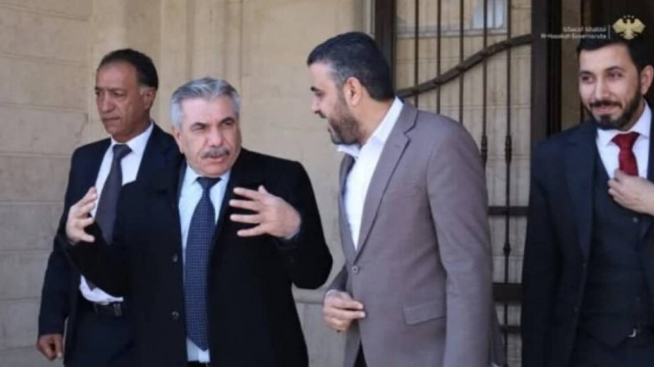 Haseke Valisi, Şam heyetini kabul etti