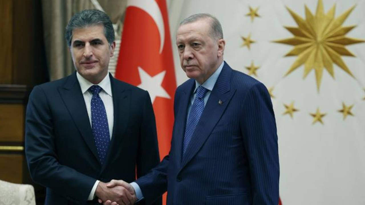 Erdoğan, Neçirvan Barzani ile görüştü
