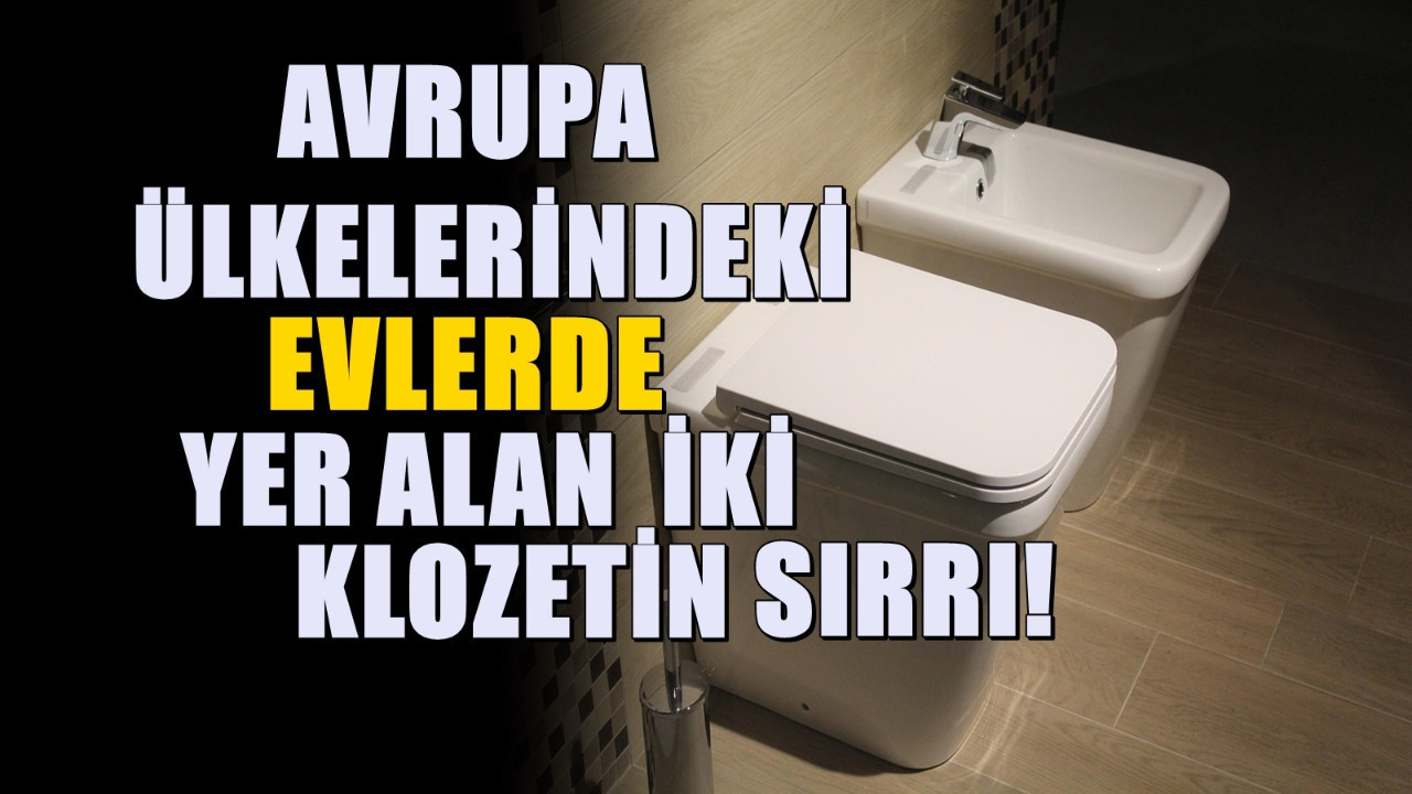 Avrupa'daki evlerde neden iki klozet yan yana konuyor? İşin sırrı ortaya çıktı