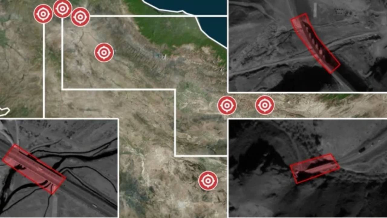 İsrail 8 köprüyü vurduğunu açıkladı, İran doğruladı