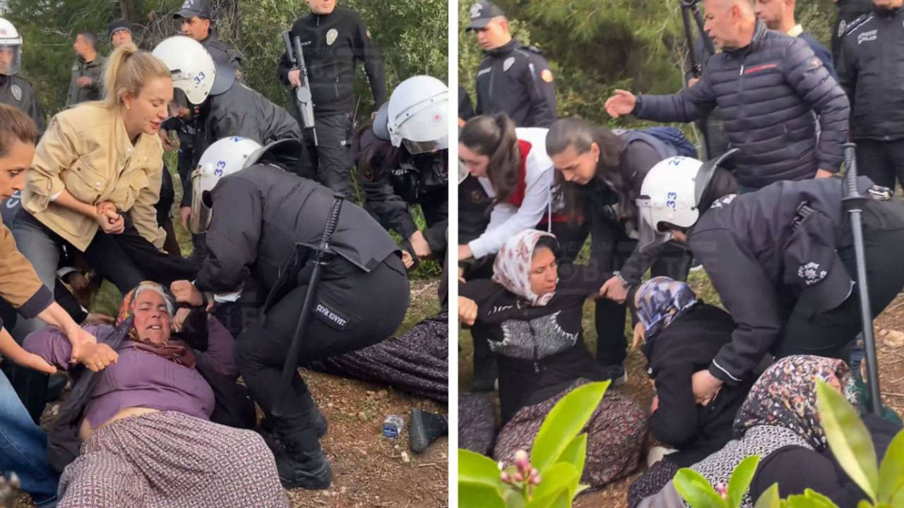 Mersin’de bahçeleri için direnen köylüler çalışmaları durdurdu