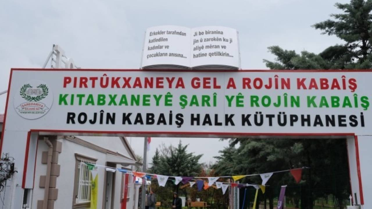 Rojin Kabaiş Halk Kütüphanesi açıldı