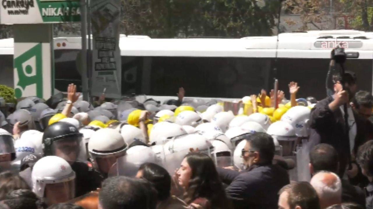 Açlık grevinin 8. günü | Bakanlığa yürümek isteyen madenciler ablukaya alındı