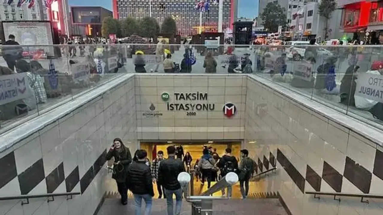 Taksim metro istasyonu ve füniküler hattı Valilik kararıyla kapatıldı