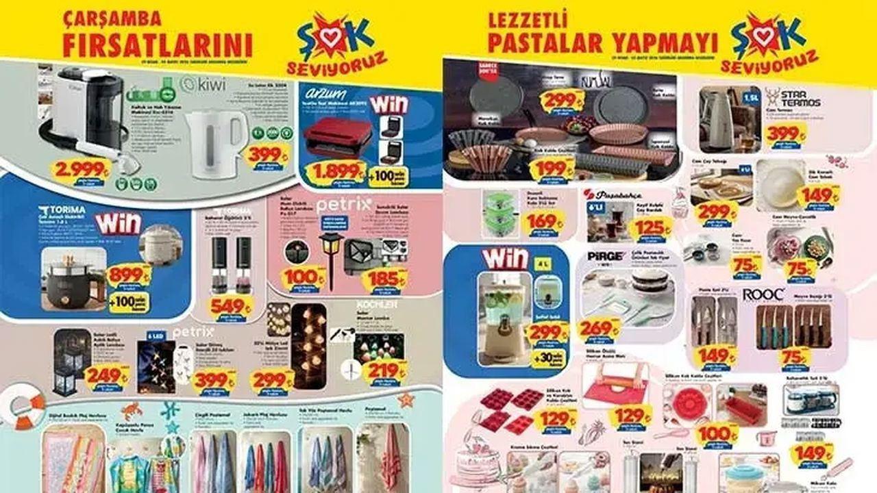 ŞOK Marketler aktüel kataloğu yayınlandı: Koltuk ve halı yıkama makinesi geliyor