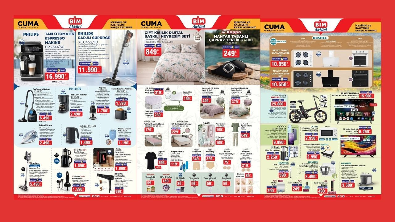 Yarın Raflar Dolup Taşacak: BİM 1 Mayıs 2026 Aktüel Ürünler Kataloğu Yayında