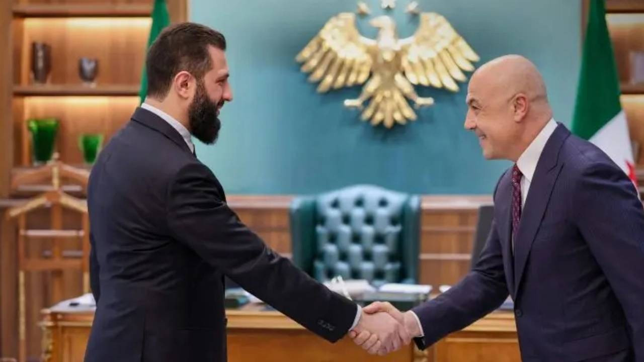 Ahmed Şara, Fettah Tamince ile görüştü