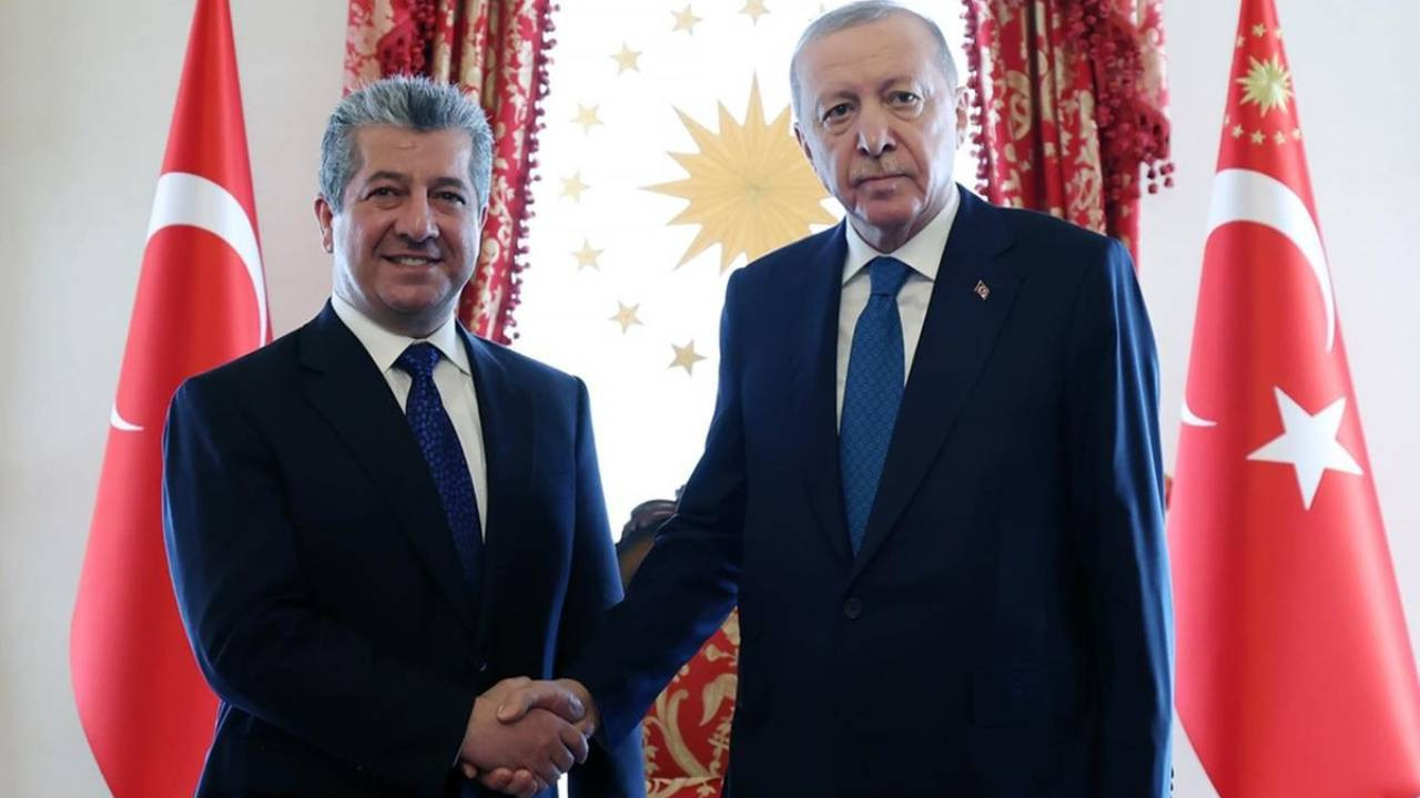 Erdoğan, IKBY Başbakanı Mesrur Barzani ile görüştü