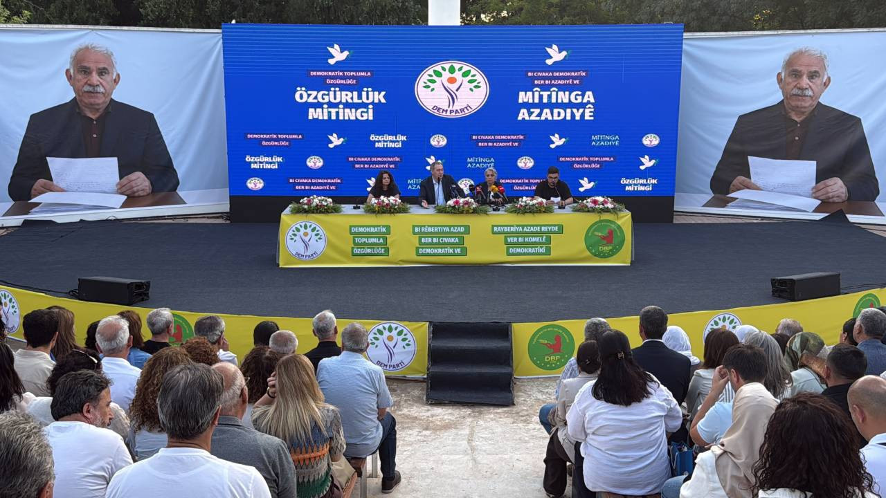 Bakırhan'dan çağrı; 4 kentte 'Öcalan'a özgürlük' m