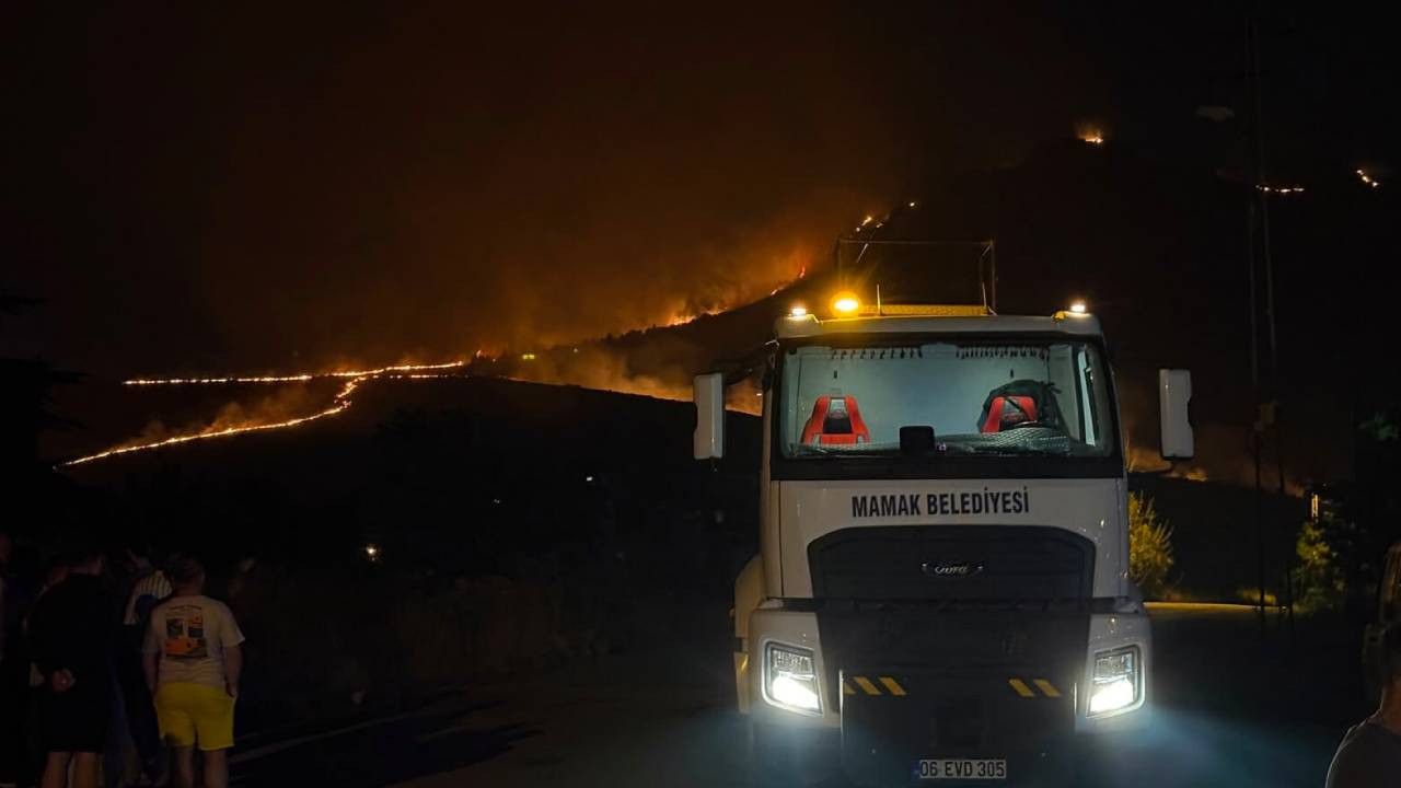 Ankara Mamak'ta orman yangını: Şüpheli gözaltında