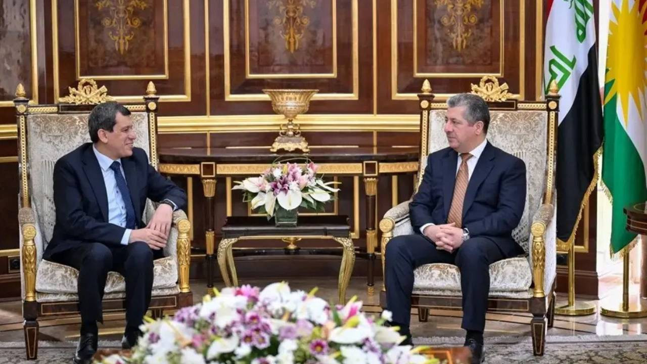 Mazlum Abdi ve Barzani'den Erbil'de görüşme
