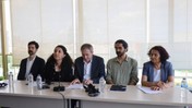 Bakırhan, Avrupa'dan gelen heyetle bir araya geldi