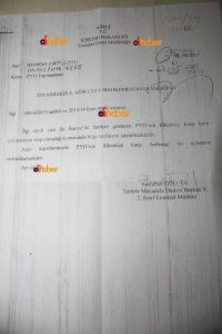'PYD'nin eylemine rastlanılmamıştır' belgesi - Resim : 1