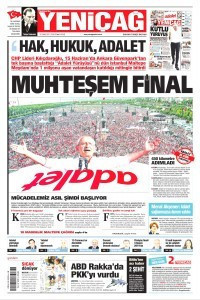 Medya Adalet Mitingi'ni böyle gördü - Resim : 1