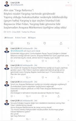 İddia: İrfan Fidan'ın AYM üyesi olması için Yargıtay'daki seçim ertelendi - Resim : 1